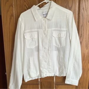 100% linen Tommy Bahama Jacket. M/M White